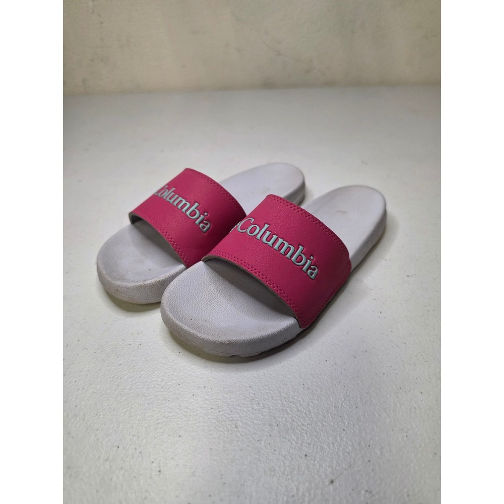 Columbia Youth Techsun Slide Pink White Sport Sandals Size 3
